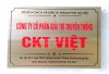 Biển inox trắng